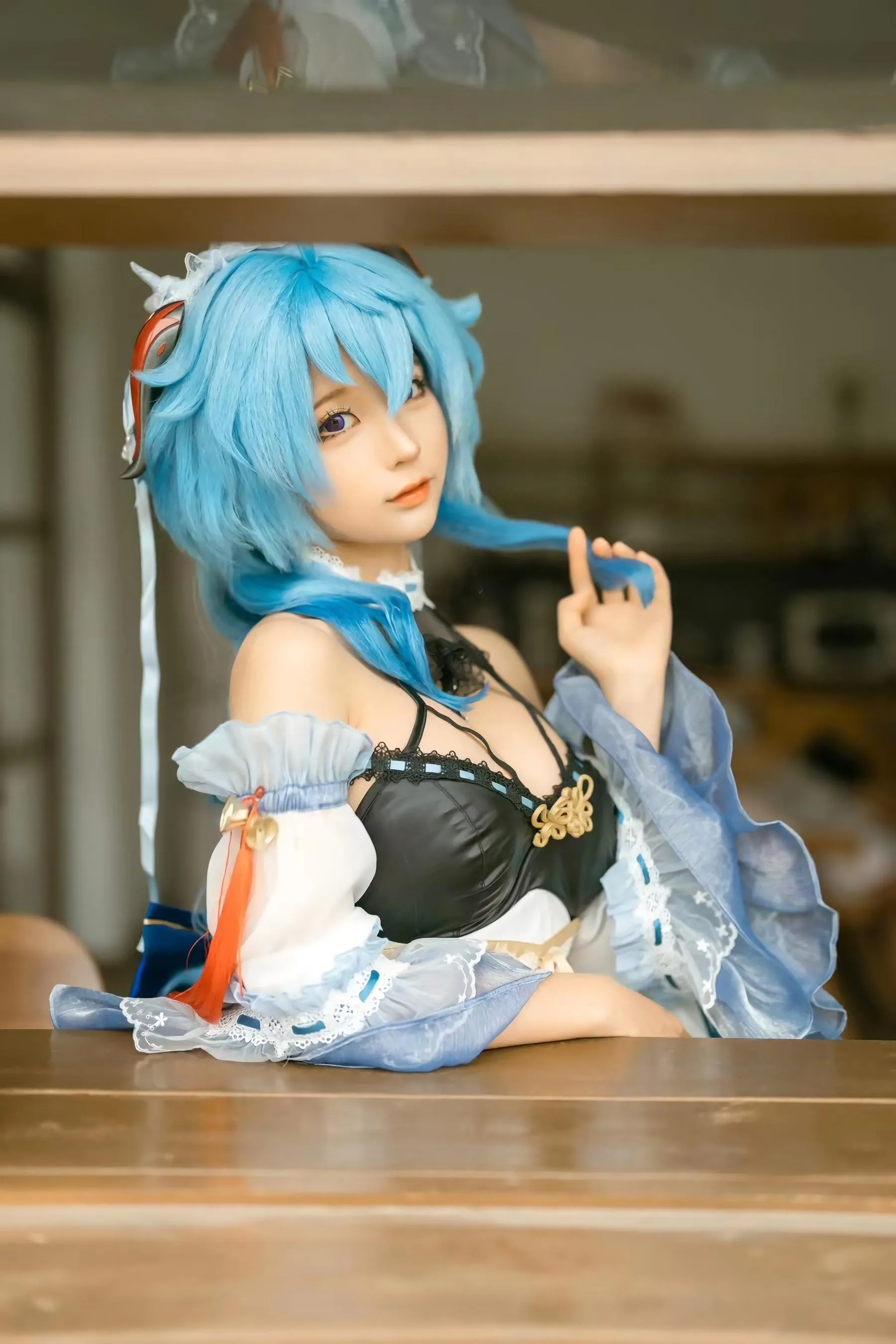 蠢沫沫 – NO.211 甘雨女仆 [14P]插图9